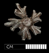 medieval decorative lead mount